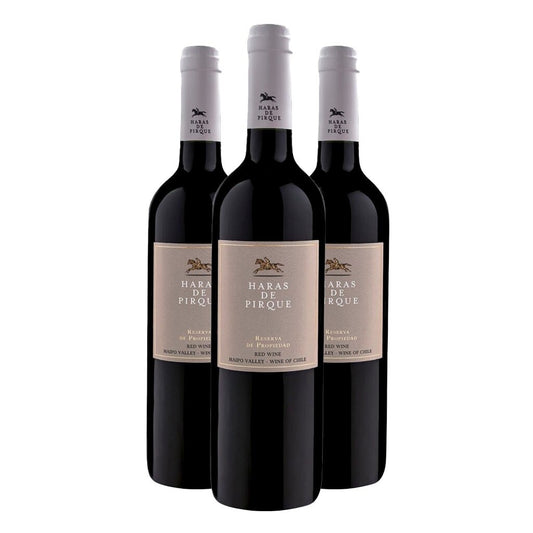 Pachet: 3 x Vin Haras de Pirque 2017, Reserva de Propiedad, Rosu, Sec 750 ml