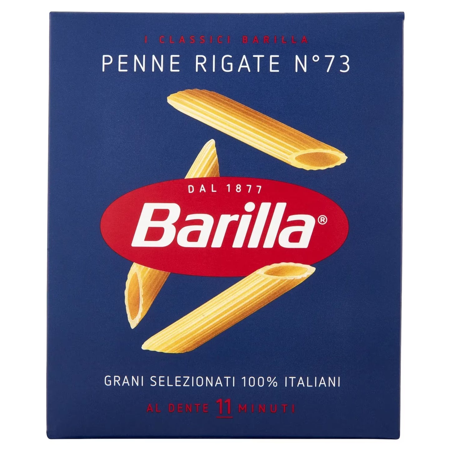 Paste Barilla Penne Rigate n. 73, 500 g