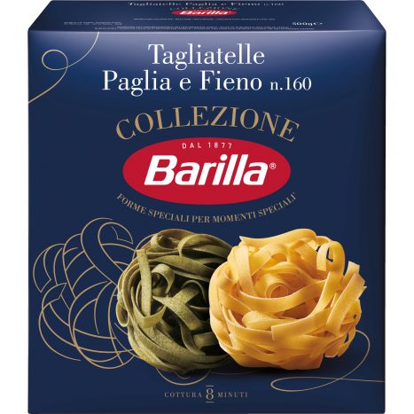 Paste Barilla Collezione, Tagliatelle Paglia e Fieno No 160, 500 g