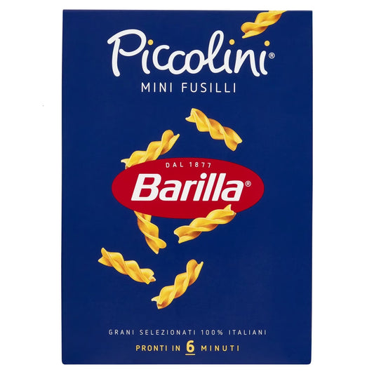 Paste Barilla Piccolini Mini Fusilli, 500 g