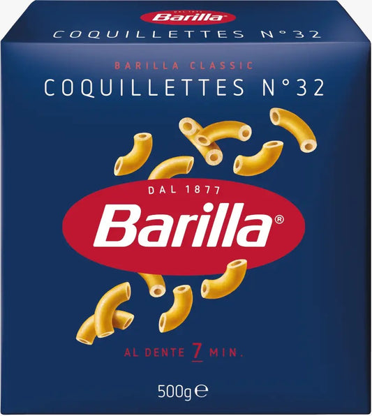 Paste Coquillettes No 32, Barilla, 500g