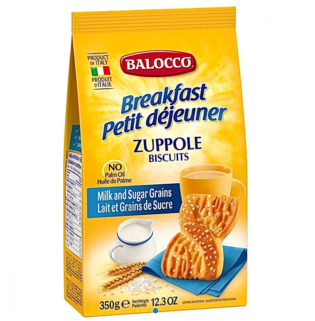 Biscuiti cu lapte Balocco Zuppole, 350 g