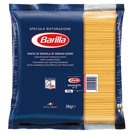 Paste Spaghetti n.5, Barilla, 5 kg