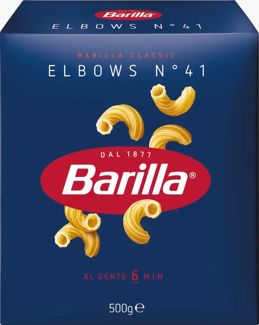 Paste Elbows No 41, Barilla, 500 g